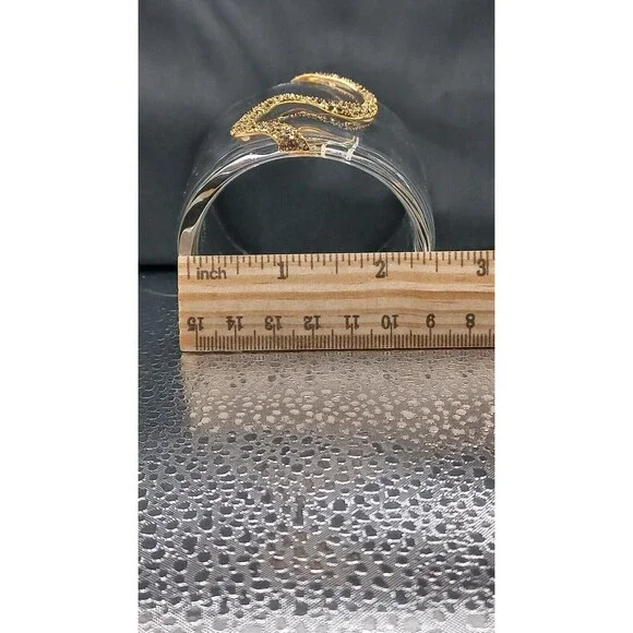Alexis Bittar Spring/Summer 2013 Lucite Bracelet w/Golden Snake Statemen… - Picture 11 of 16